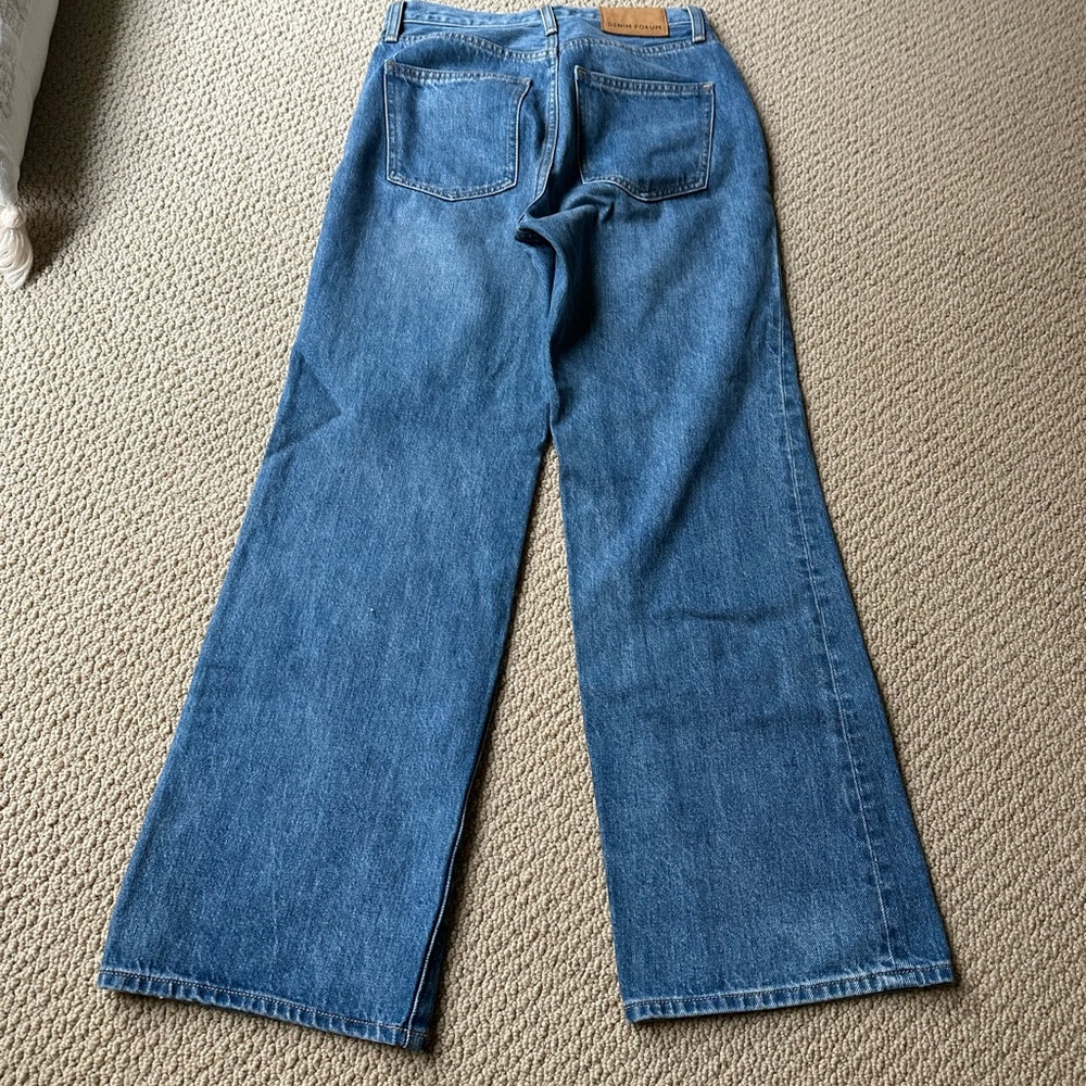 Aritizia Denim Forum Farrah Wide Leg Organic Cotton Jeans Size 24.